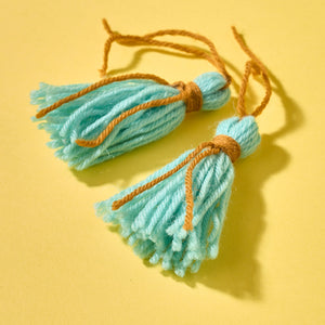 Blue / Brown Tassels Kit