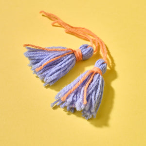 Lilac / Coral Tassels Kit