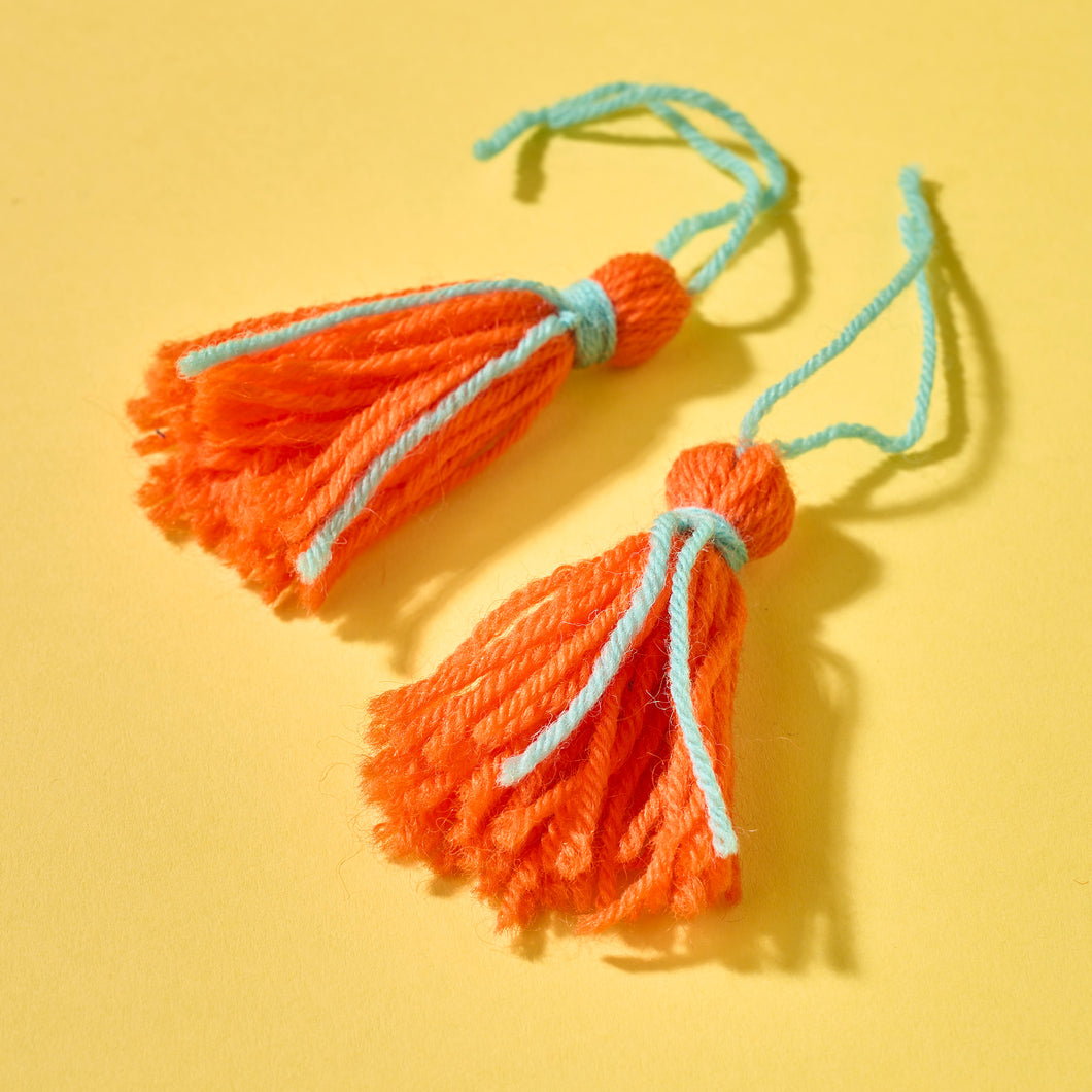 Orange / Blue Tassels Kit