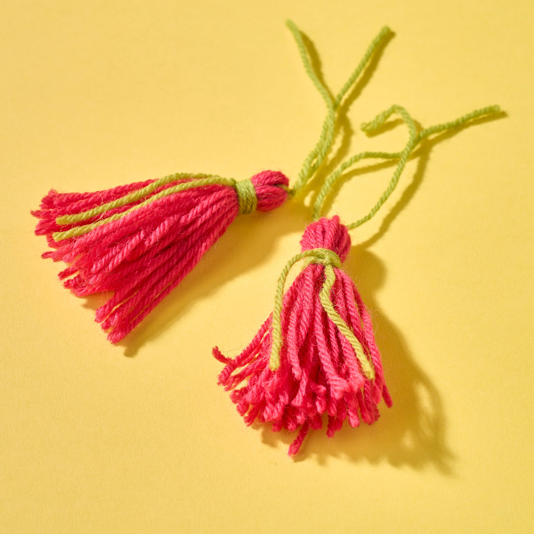 Pink / Green Tassels Kit